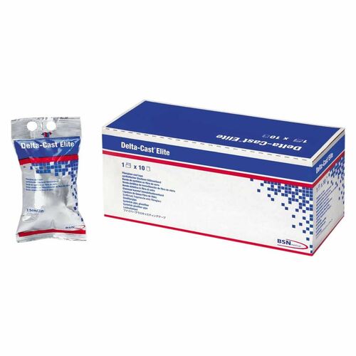 Delta-Cast Elite Polyester Reinforcing Slabs 7.5cm X 38cm, White - Box Of 10 - Home Health Store Inc