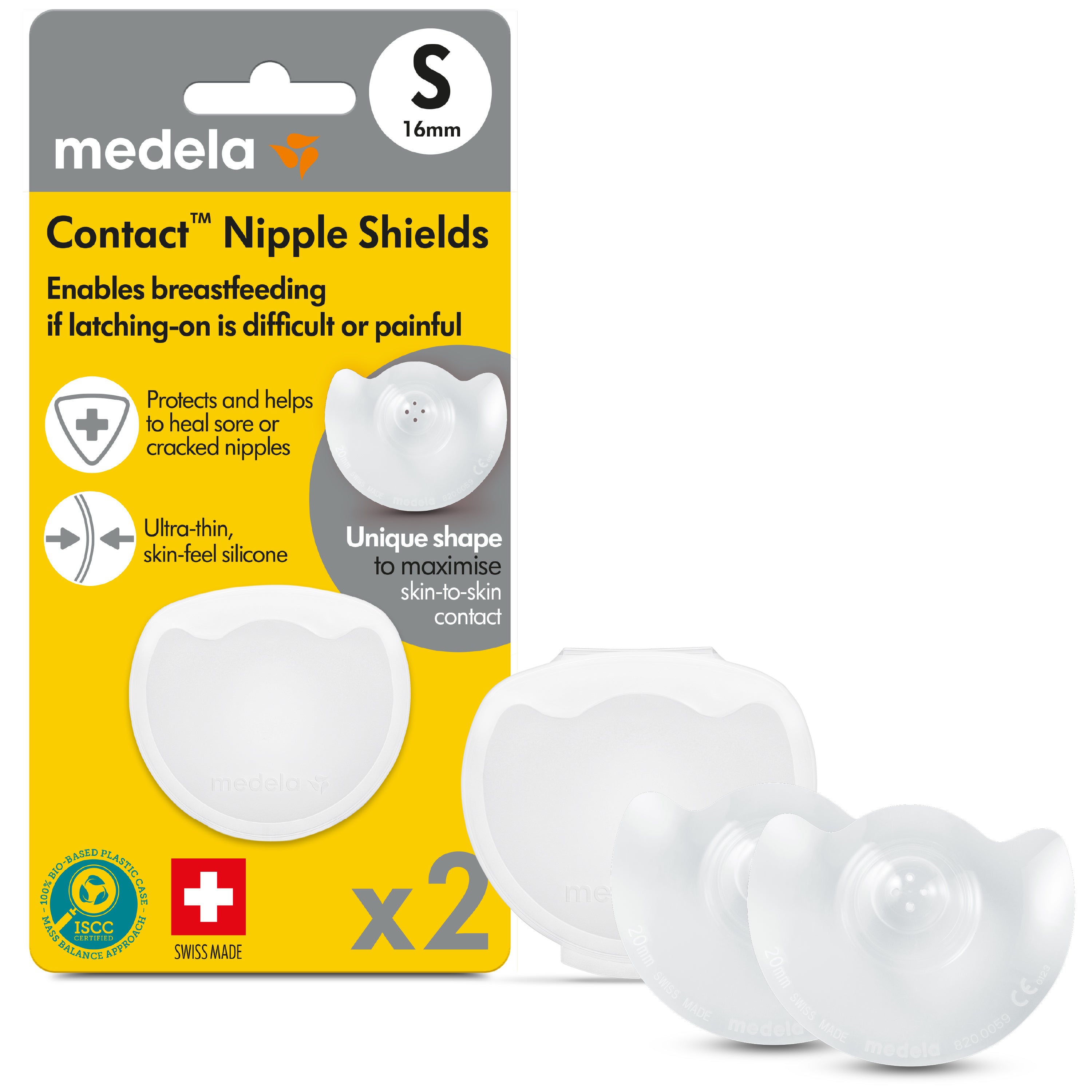 Medela Contact Nipple Shields, Pack of 2