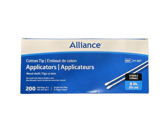 Applicator Cotton Tip 3" Sterile Box/200