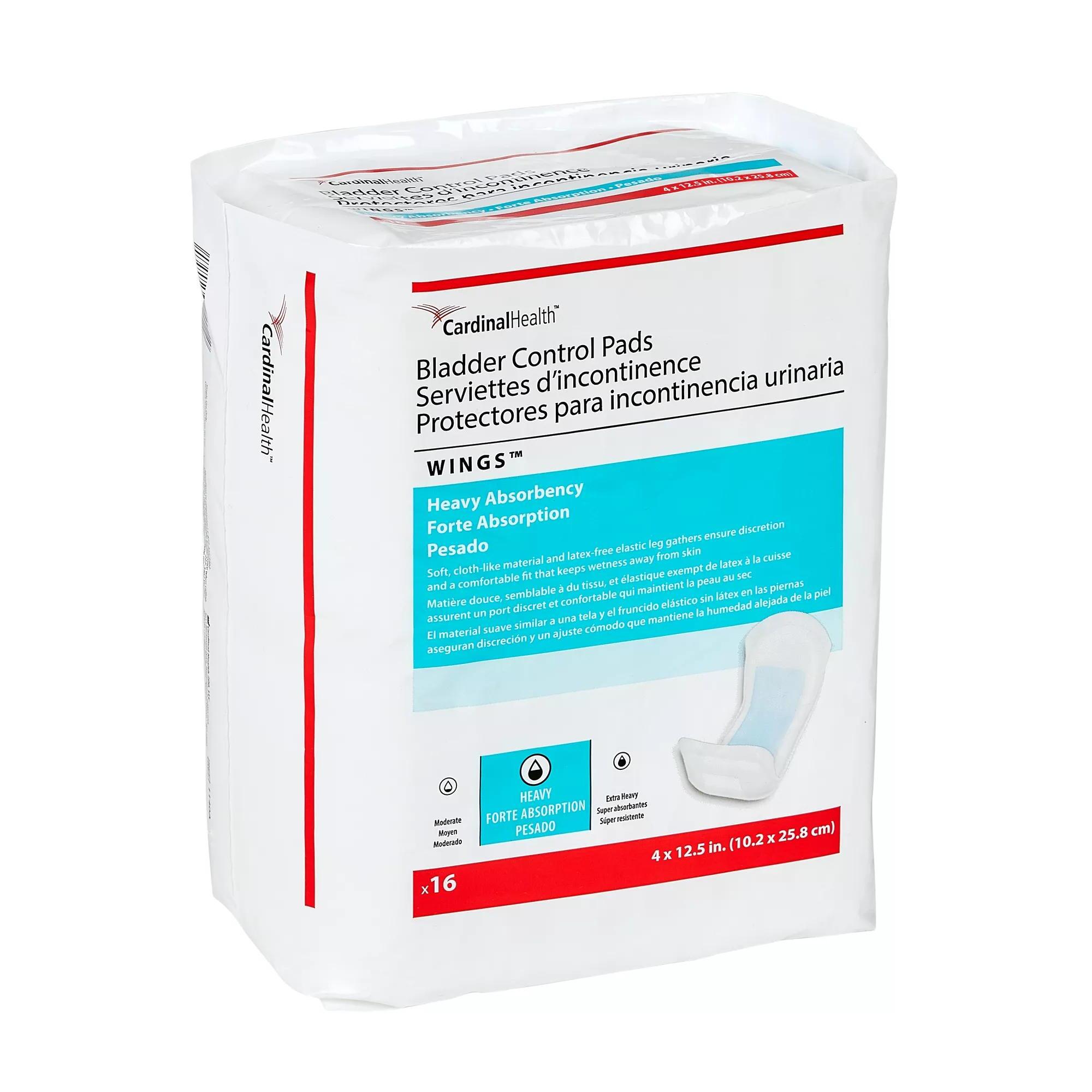 Covidien Super Plus Bladder Control Pads, Extra Heavy Absorbency 4" X 12.5"