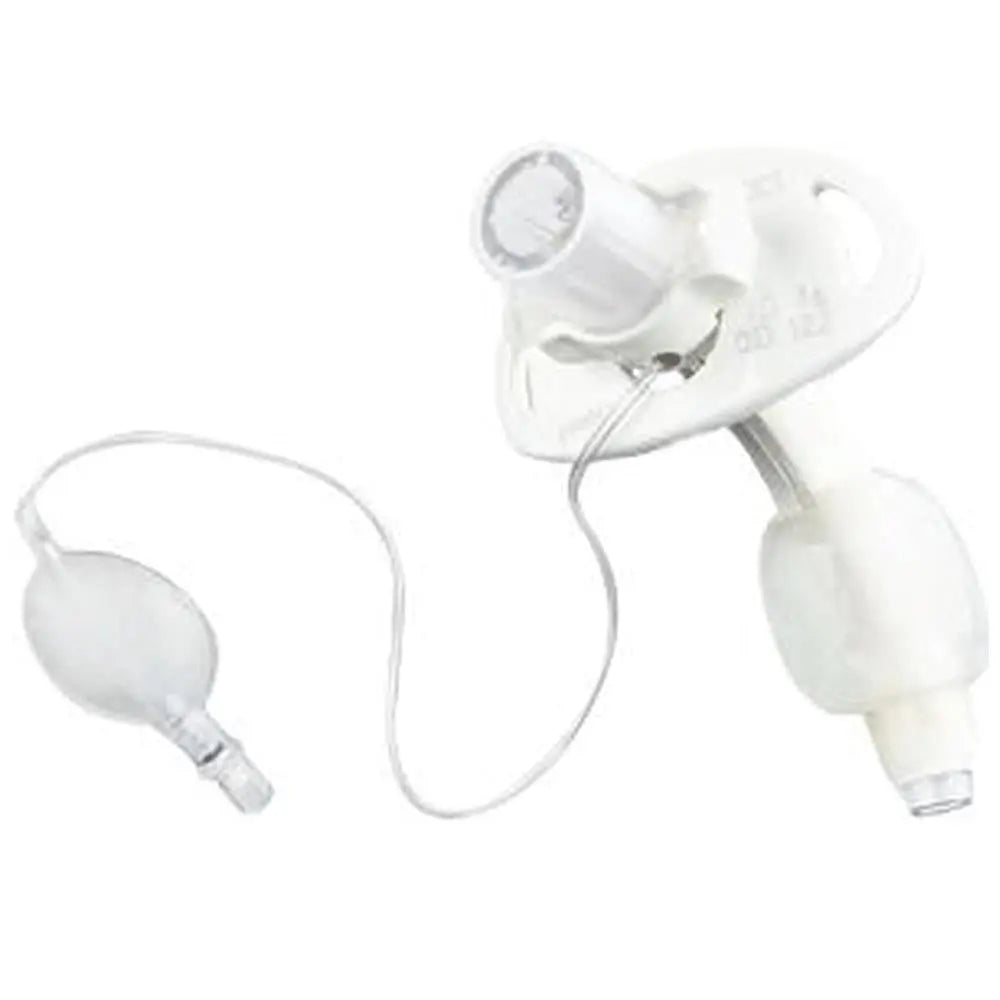 Shiley Trach Tube Size 4 Fenestrated Cuffless Disposable W/ Inner Cannula 62mm'l (9.4mm O.D. X 5mm I.D.) - Ea/1 - Home Health Store Inc