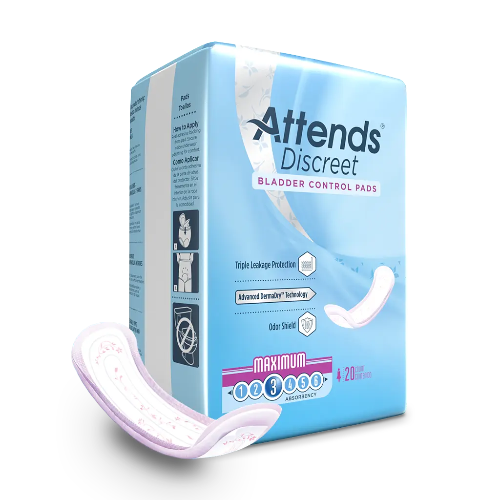 Attends Discreet Women's Maximum Pads - Home Health Store Inc