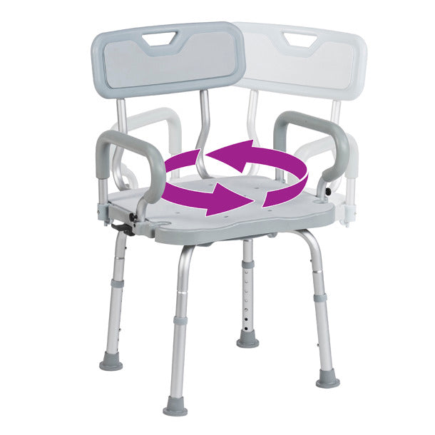 Drive Medical PreserveTech 360° Swivel Bath Chair