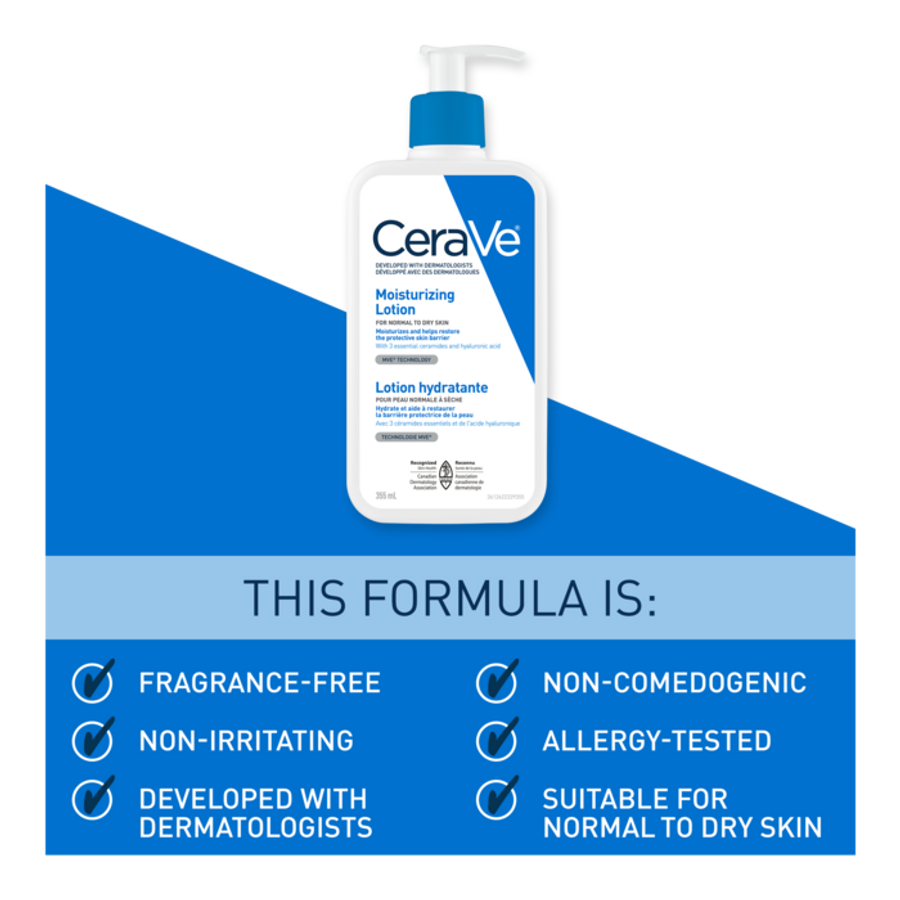 CeraVe Moisturizing Lotion - For Normal to Dry Skin