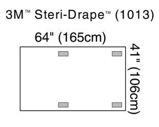 3M 1013 BX/10 DRAPE X-RAY IMAGE 165 X 106CM