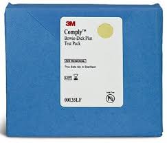 3M 135 CS/5BG (6PK/BG) INDICATOR BOWIE-DICK TEST PACK WITH EARLY WARNING TEST SHEET LEAD FREE