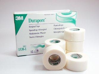 3M 1538-1 BX/12 TAPE DURAPORE 1IN X 10YD
