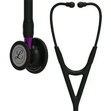 3M 6203 EA/1 LITTMAN CARDIOLOGY IV STETHOSCOPE 27", BRASS CHEST PIECE FINISH, BLACK.