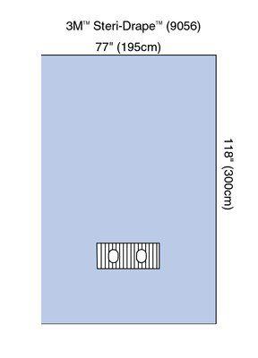 3M 9056 BX/13 DRAPE BILATERAL FOOT