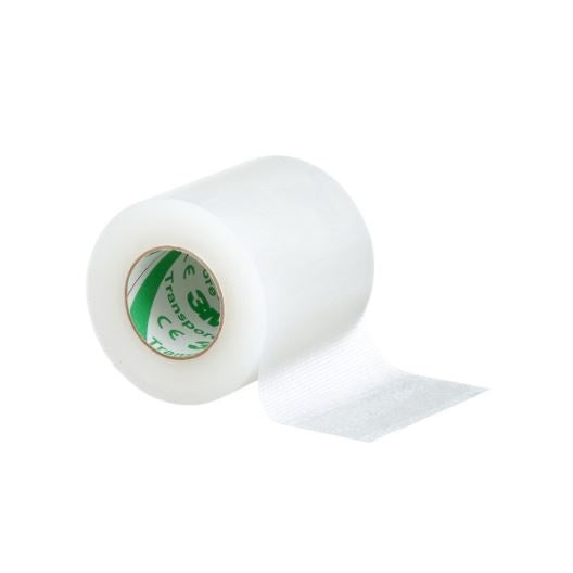 Transpore Surgical Tape, Plastic, Transparent