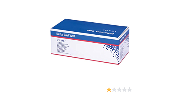 Delta-Cast Soft Polyester Semi-Rigid Cast Tape 7.5cm X 3.6m, White - Box Of 10 - Home Health Store Inc