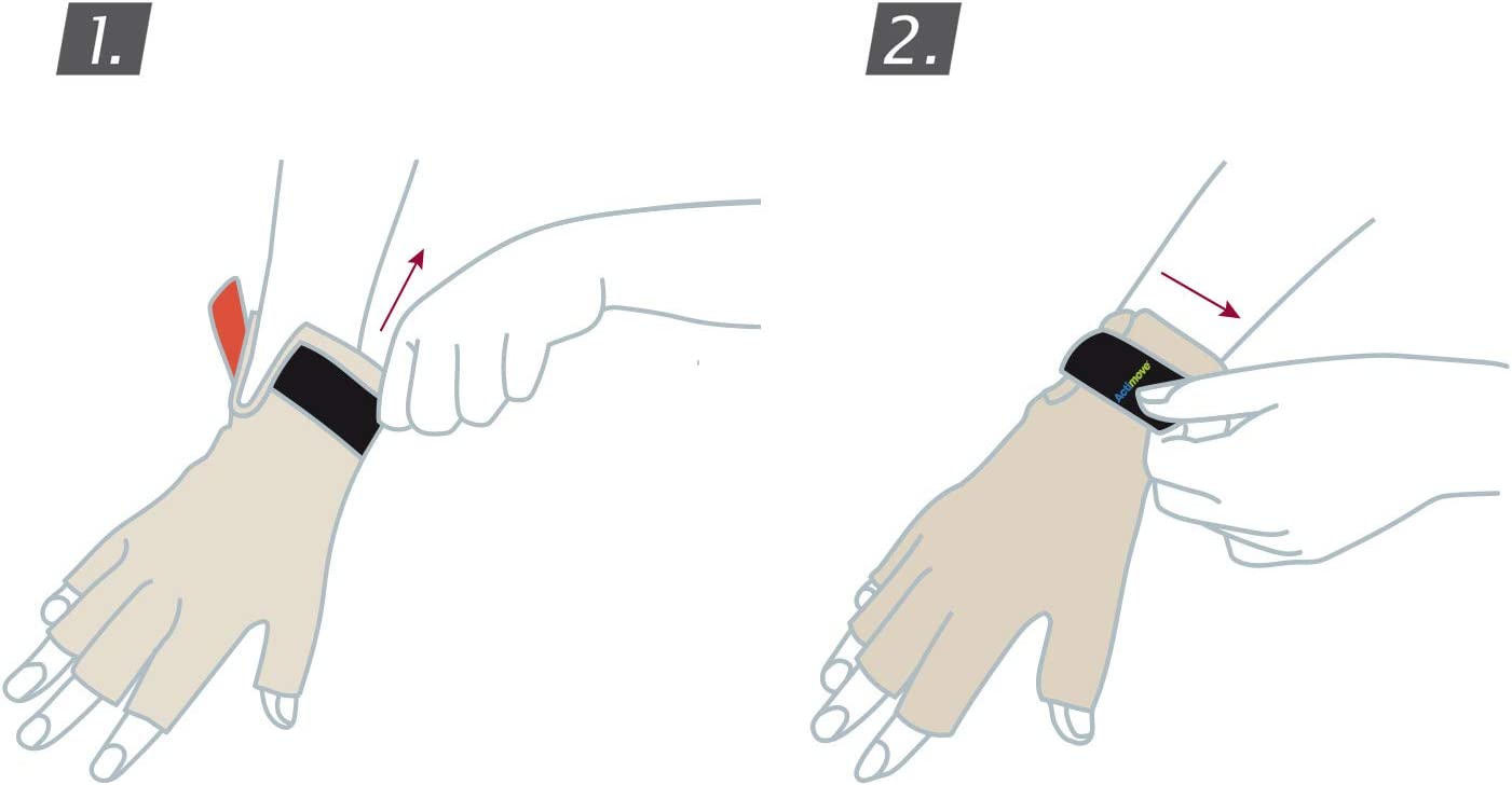 Actimove Arthritis Pain Relief Support, Gloves, Md, Beige - PR/1 - Home Health Store Inc