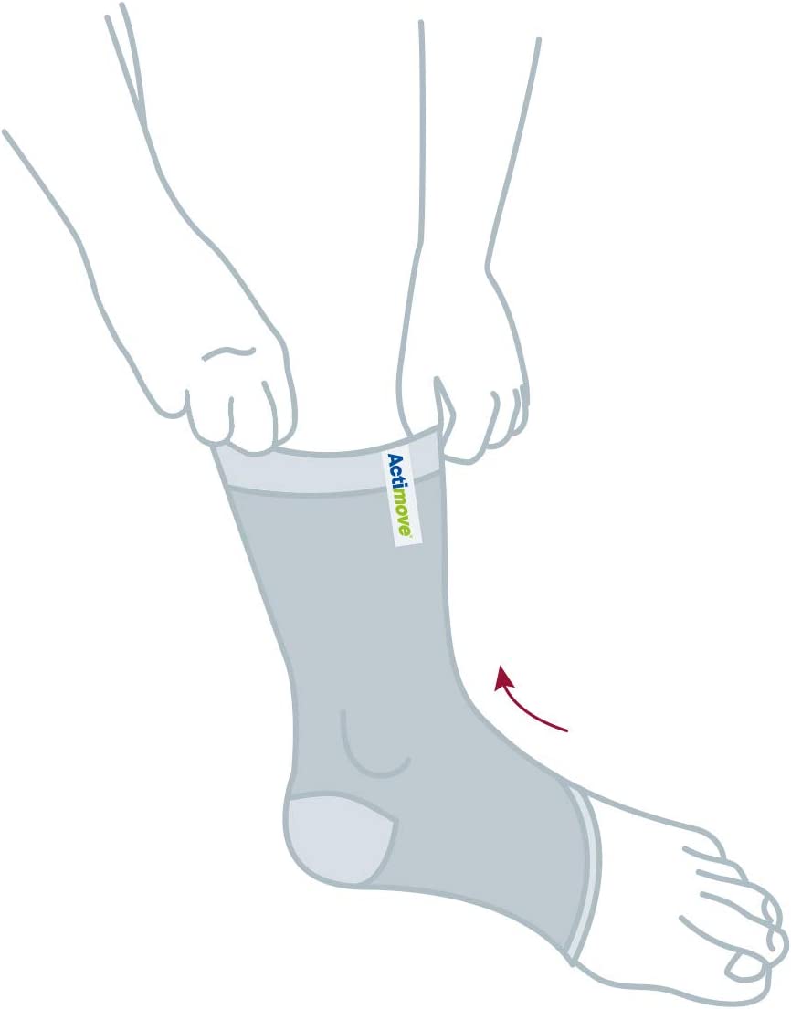 Actimove Arthritis Pain Relief Support, Ankle, Lg, Beige - Ea/1 - Home Health Store Inc