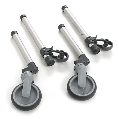 Pk/4 Swivel Wheels W/ 13" Sureglide Brakes 3" Adult (34-40") Junior (29-35") Adds 4 1/2"H - Home Health Store Inc