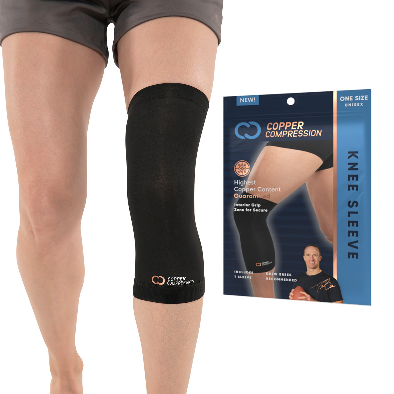 Champion Neoprene Minimum Knee Support W/ Open Patella 4xl (21 - 24") Black 4-Way Stretch - Ea/1 - Home Health Store Inc