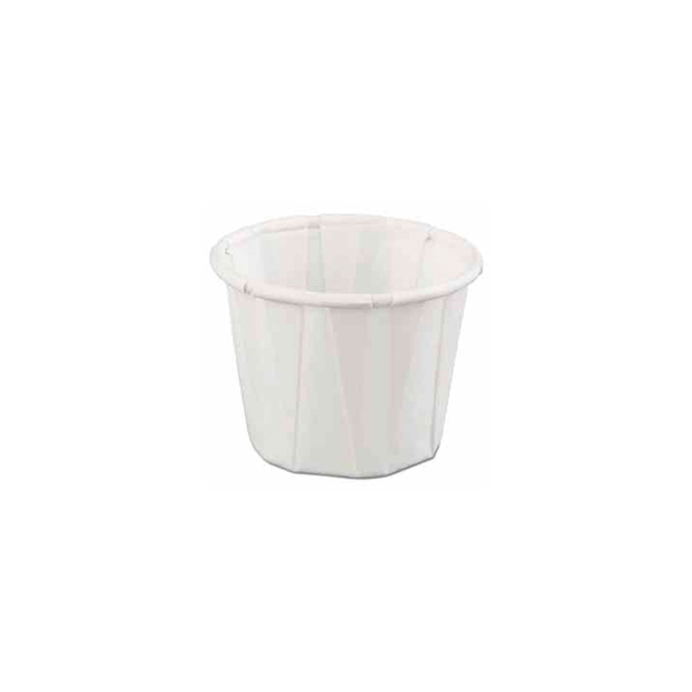 Medicine Cup Paper Portion Pleasted Sides 1oz/30ml, Box/250ea