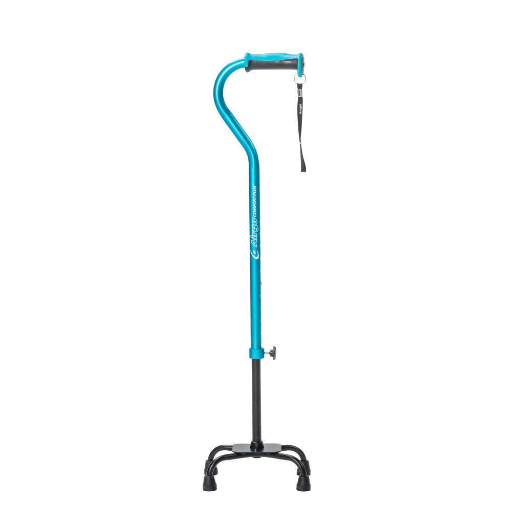 Airgo Comfort-Plus Adjustable Quad Cane, Small Base