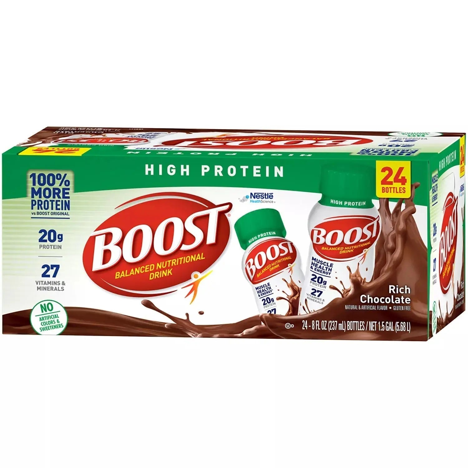 Cs/24 Boost High Protein Vanilla Prisma N2, 237ml - Home Health Store Inc