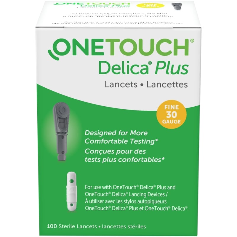 Onetouch Delica Plus Lancet 30g, 100/Bx