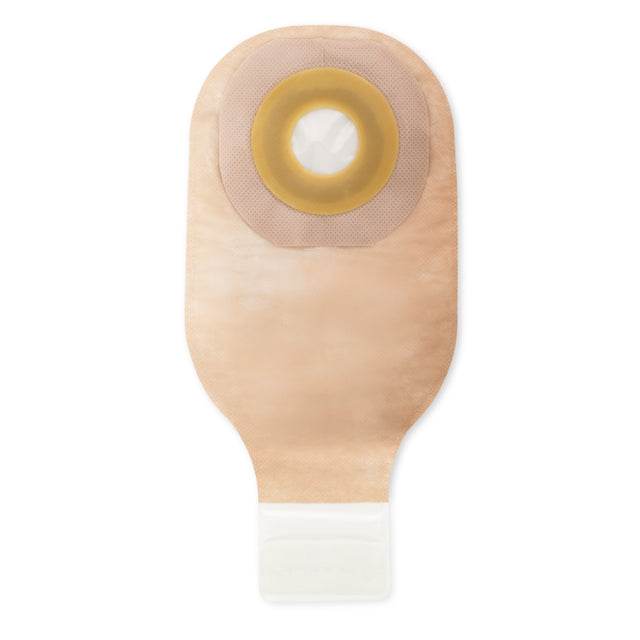 Premier One-Piece Drainable Pouch, Pre-Cut Stoma Opening up to 2-1/2" (64mm), Transparent 12" (30cm), Lock 'n Roll Closure - Box of 10