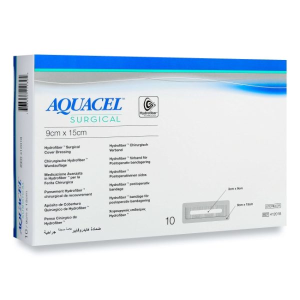 Aquacel Surgical Cover Dressing, Sterile - Box of 10