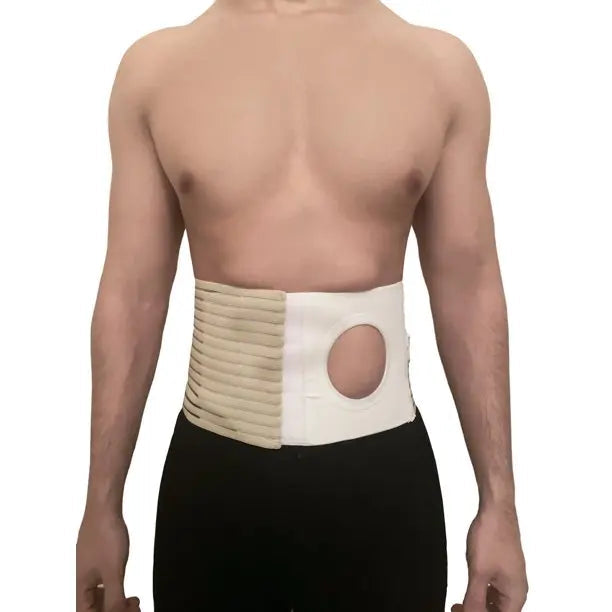 Flat Panel Regular Elastic 6" Support Belt Xxl (47-52") Left-Side 3 1/4" Opening 1" From Bottom Beige (Non-Returnable) - Ea/1 - Home Health Store Inc