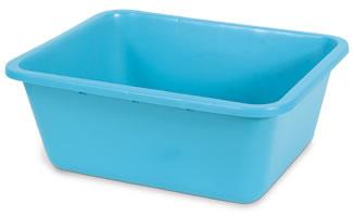 AMG 025-184 1/EA Rectangle Wash Basin 7 qt. 14"x10"x4.5"