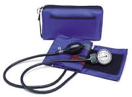 AMG 106-358 EA/1 COLOR PRO SPHYGMOMANOMETER,ADULT ROYAL BLEU LATEX FREE (10-16IN) WITH CARRY CASE (NON-RETURNABLE)