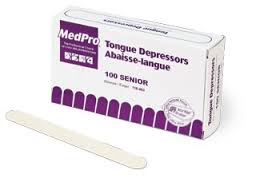 AMG 118-403 (CS50) BX/100 MEDPRO SENIOR TONGUE DEPRESSOR, WOOD