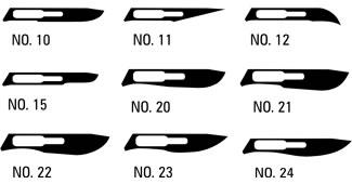 AMG 500-510 BX/10 SCALPEL SZ10 STER SS DISP LANCE
