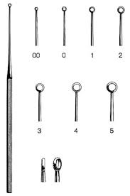 AMG 538-452 EA/1 BUCK EAR CURETTE 2 BLUNT