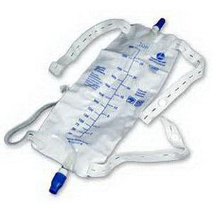 AMS 308N CS/48 AMSINO AMSURE URINARY LEG BAG WITH ANTI-REFLUX TWIST TURN DRAIN PORT 600ML MEDIUM, STERILE LATEX-FREE STRAPS