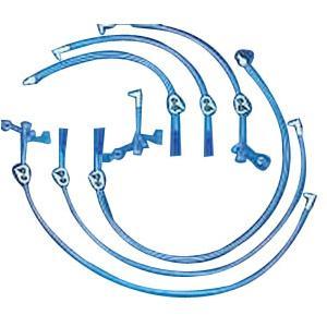 BLD 012202 CS/5 MIC-KEY MEDICATION SET 2IN, RIGHT ANGLE, 2-PORT Y