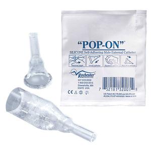 Bard Pop-on Male Self-Adhering External Catheter, Small 25MM