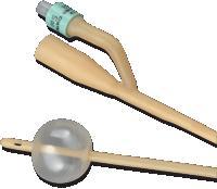 BRD 123514CE BX/10 2-WAY SILICONE ELASTOMER COATED FOLEY CATHETER, SIZE 14FR 5CC