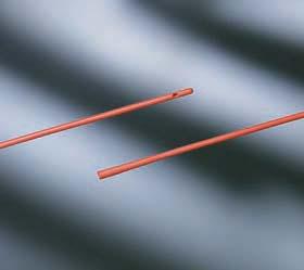 BRD 94080 BX/100 RED RUBBER CATHETER, 8FR, 16IN