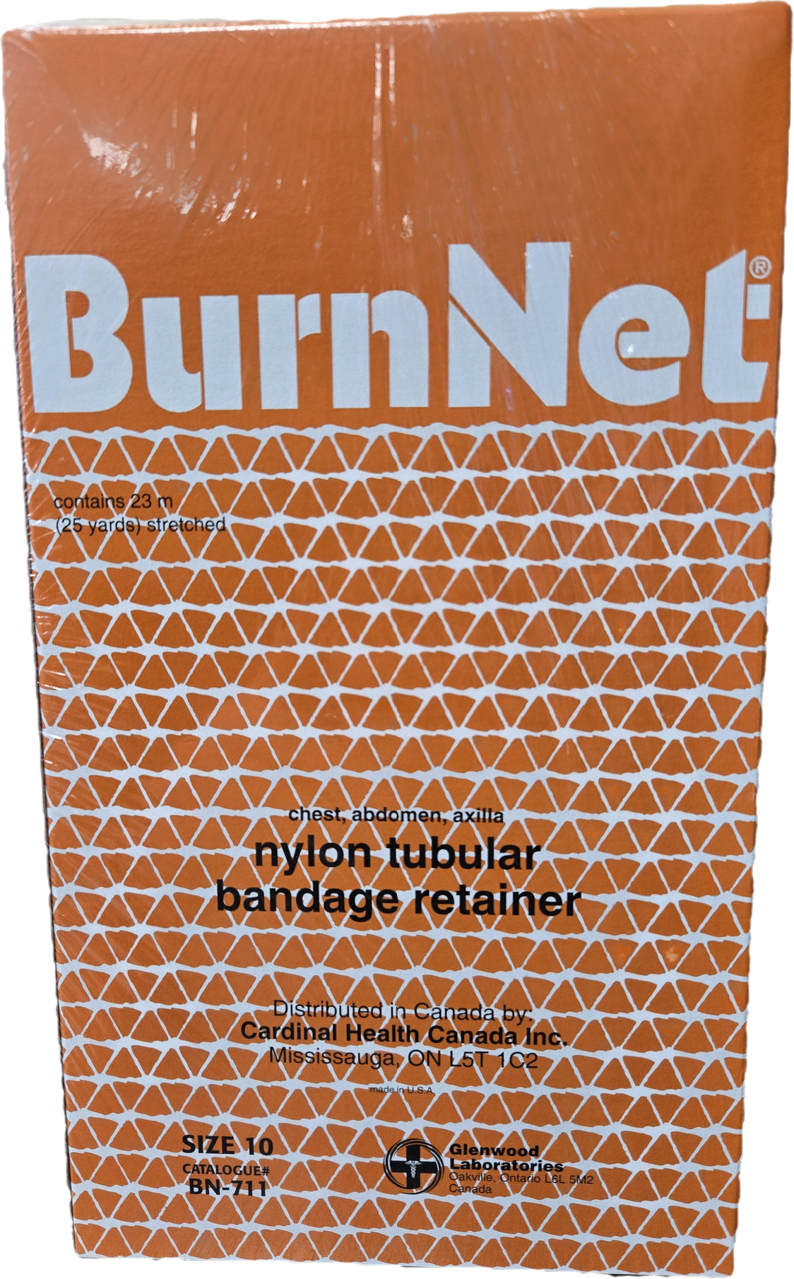 BurnNet Tubular Elastic Dressing Retainer Size 10, 25 yards