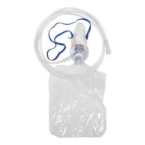 Pediatric Disposable Partial Non-Rebreather Oxygen Mask with Standard Connector and 7' Tubing