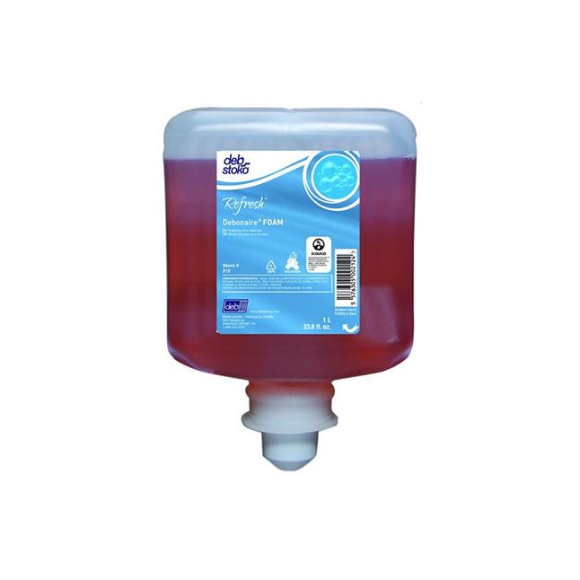 DEB 212 CS/8 REFRESH DEBONAIRE SKIN CLEANSER, PINK, 1L