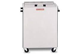 DJO 2402 EA/1 CHATTANOOGA M-2 HYDROCOLLATOR MOBILE HEAT UNIT W/ 12 STANDARD HOTPACS 3" SWIVEL WHEELS EASY DRAIN/FILL STAINLESS STEEL