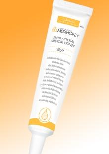 DUP 398 BX/5 MEDIHONEY ANTIBACTERIAL HONEY, 20G TUBE