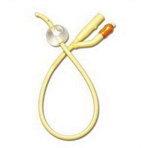 DYND 11214 CS/12 SILICONE COATED FOLEY CATHETER, COUDE TIP, 2 WAY, 14FR, 10CC