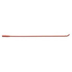 DYND 13614 BX/12 INTERMITTENT RED RUBBER LATEX CATHETER, COUDE TIP, SIZE 14FR 16IN