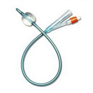 DYND 141014 BX/10 SILVERTOUCH 2-WAY SILVER HYDROPHILLIC COATED 100% SILICONE FOLEY CATHETER, 14FR, 10ml STERILE