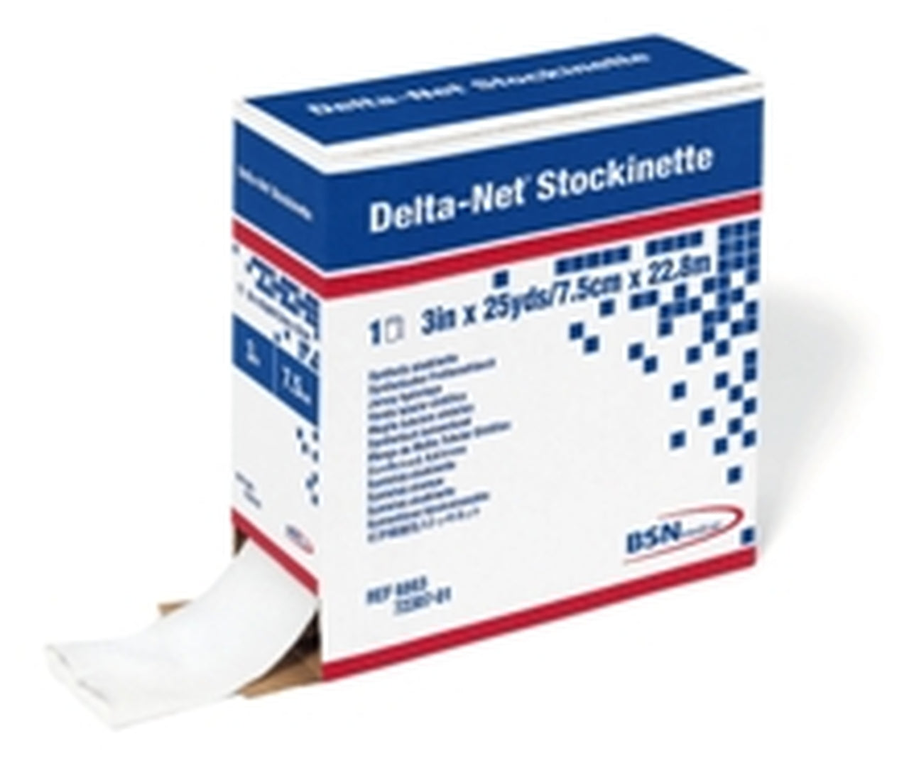 Delta-Net Synthetic Stockinette 15cm X 22.8m, Black - Box Of 1 - Home Health Store Inc
