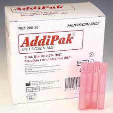 HUD HO120069 BX/48 ADDIPAK SALINE SODIUM CHLORIDE SOLUTION UNIT DOSE 15ML PINK