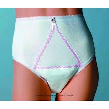 HU 30204 EA/1 LADY DIGNITY PANTY W. BUILT-IN PROTECTIVE POUCH, XL, 32IN - 38IN WAIST AND 43IN - 45IN HIPS