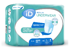 ID 5531365140NA CS/6 (12/PKG) ID UNDERWEAR PLUS, LARGE, 1300ML ABSORBENCY.