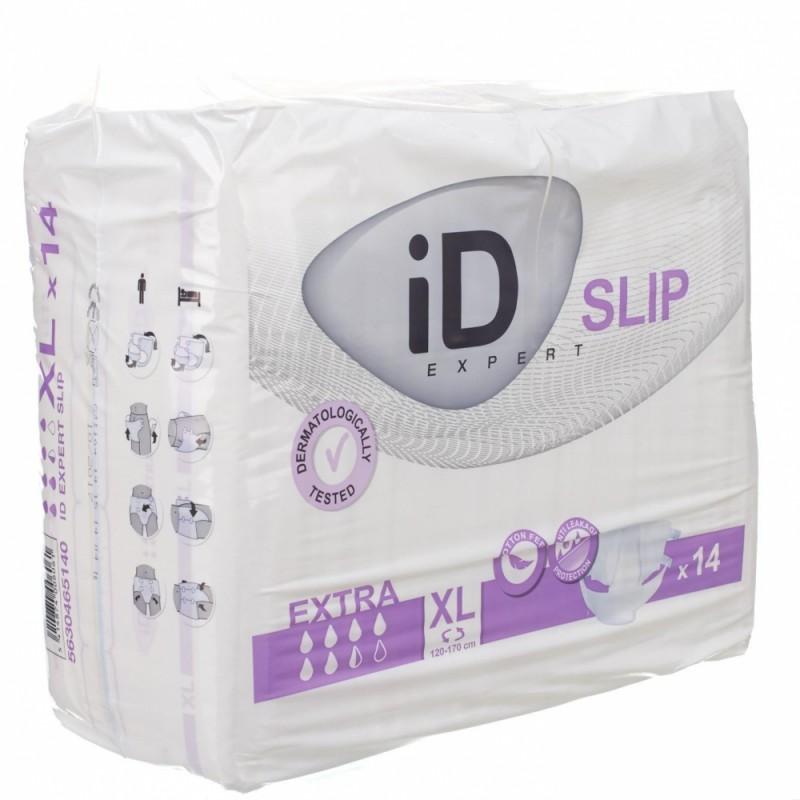 ID 5630465140 CS/4 (14/PKG) ID SLIP EXTRA DAY BRIEF (47-67"), 3400ML ABSORBENCY, X-LARGE