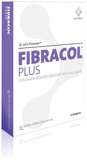 JNJ 2983 BX/6 FIBRACOL® PLUS COLLAGEN WOUND DRESSING WITH ALGINATE 10.2CM X 22.2CM